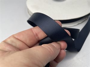 Grosgrain bånd - marine, 20 mm